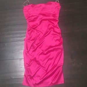 Hot Pink and Aqua Dress